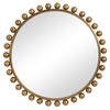 Uttermost Cyra Gold Round Mirror