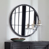 Uttermost Dandridge Round Industrial Mirror