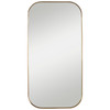 Uttermost Taft Plated Brass Mirror