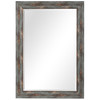 Uttermost Owenby Rustic Silver & Bronze Mirror