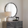 Uttermost Cashel Round Iron Mirror