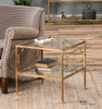 Uttermost Genell Gold Cube Table