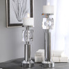 Uttermost Kyrie Nickel Candleholders, Set/2