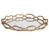 Uttermost Cable Chain Mirrored Tray