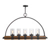 Uttermost Atwood 5 Light Rustic Linear Chandelier