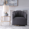 Uttermost Cuthbert Modern Swivel Chair