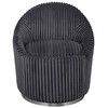 Uttermost Crue Gray Fabric Swivel Chair