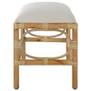 Uttermost Laguna Small White Bench