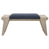 Uttermost Davenport Modern Coastal Bench