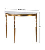 Uttermost Imelda Demilune Console Table