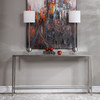 Uttermost Hayley Silver Console Table