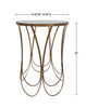 Uttermost Kalindra Gold Accent Table