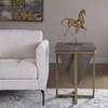 Uttermost Bertrand Shagreen Accent Table