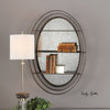 Uttermost Carine Antique Mirrored Wall Shelf