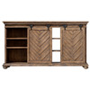 Uttermost Primalia Barn Door Media Console