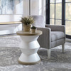 Uttermost Spool Geometric Side Table