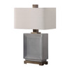 Uttermost Abbot Crackled Gray Table Lamp