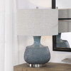 Uttermost Hearst Blue Glaze Table Lamp