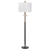 Uttermost Maud Aged Black Floor Lamp