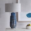 Uttermost Magellan Blue Table Lamp