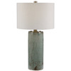 Uttermost Callais Crackled Aqua Table Lamp