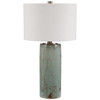 Uttermost Callais Crackled Aqua Table Lamp