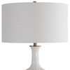 Uttermost Strauss White Ceramic Table Lamp