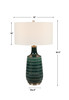 Uttermost Scouts Deep Green Table Lamp