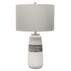 Uttermost Comanche White Crackle Table Lamp