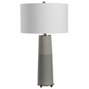 Uttermost Abdel Gray Glaze Table Lamp