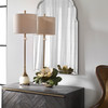 Uttermost Natania Plated Brass Buffet Lamp