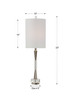 Uttermost Azaria Polished Nickel Buffet Lamp