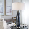 Uttermost Cullen Blue Gray Table Lamp