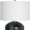 Uttermost Highlands Deep Green Table Lamp