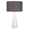 Uttermost Citadel White Marble Table Lamp