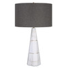 Uttermost Citadel White Marble Table Lamp