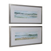 Uttermost Panoramic Seascape Framed Prints Set/2