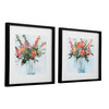 Uttermost Fresh Flowers Watercolor Prints, S/2