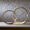 Uttermost Jimena Gold Ring Sculptures Set/2