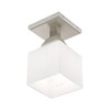 Livex Lighting 1 Lt Brushed Nickel Ceiling Mount - 10280-91