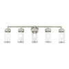 Livex Lighting 5 Lt Brushed Nickel Bath Vanity - 10365-91