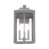Livex Lighting 3 Lt Nordic Gray Outdoor Wall Lantern - 20584-80
