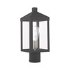 Livex Lighting 1 Lt Scandinavian Gray Outdoor Post Top Lantern - 20590-76