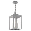 Livex Lighting 3 Lt Nordic Gray Outdoor Pendant Lantern - 20593-80