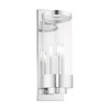 Livex Lighting 3 Lt Polished Chrome Outdoor Wall Lantern - 20724-05