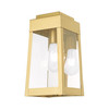 Livex Lighting 1 Lt Satin Brass Outdoor Wall Lantern - 20852-12