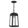 Livex Lighting 1 Lt Black Outdoor Pendant Lantern - 20854-04