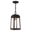 Livex Lighting 1 Lt Bronze Outdoor Pendant Lantern - 20854-07