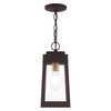 Livex Lighting 1 Lt Bronze Outdoor Pendant Lantern - 20854-07