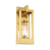 Livex Lighting 1 Lt Satin Brass Outdoor Wall Lantern - 20992-12